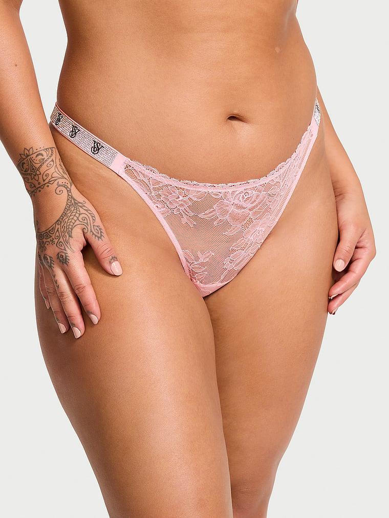 Shine Strap Rose Lace Panty Product Image
