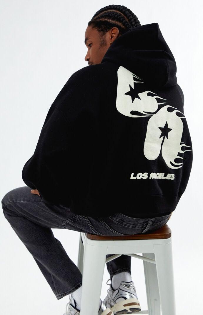 Men's Fiery LA Cropped Hoodie Product Image