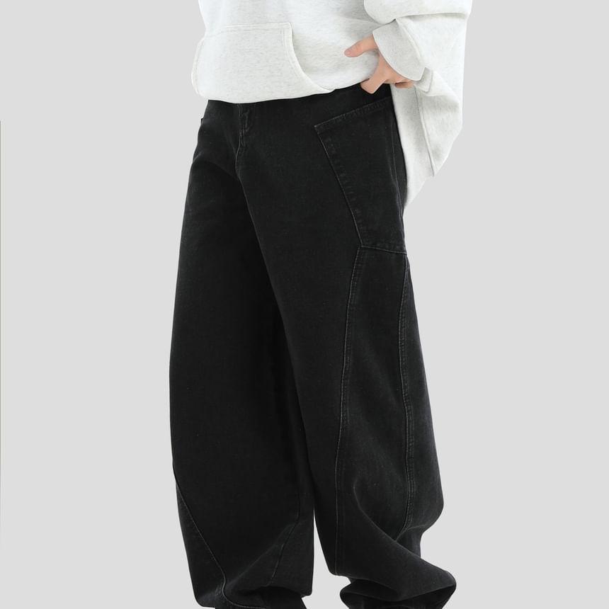 High Waist Wide Leg Jeans Product Image