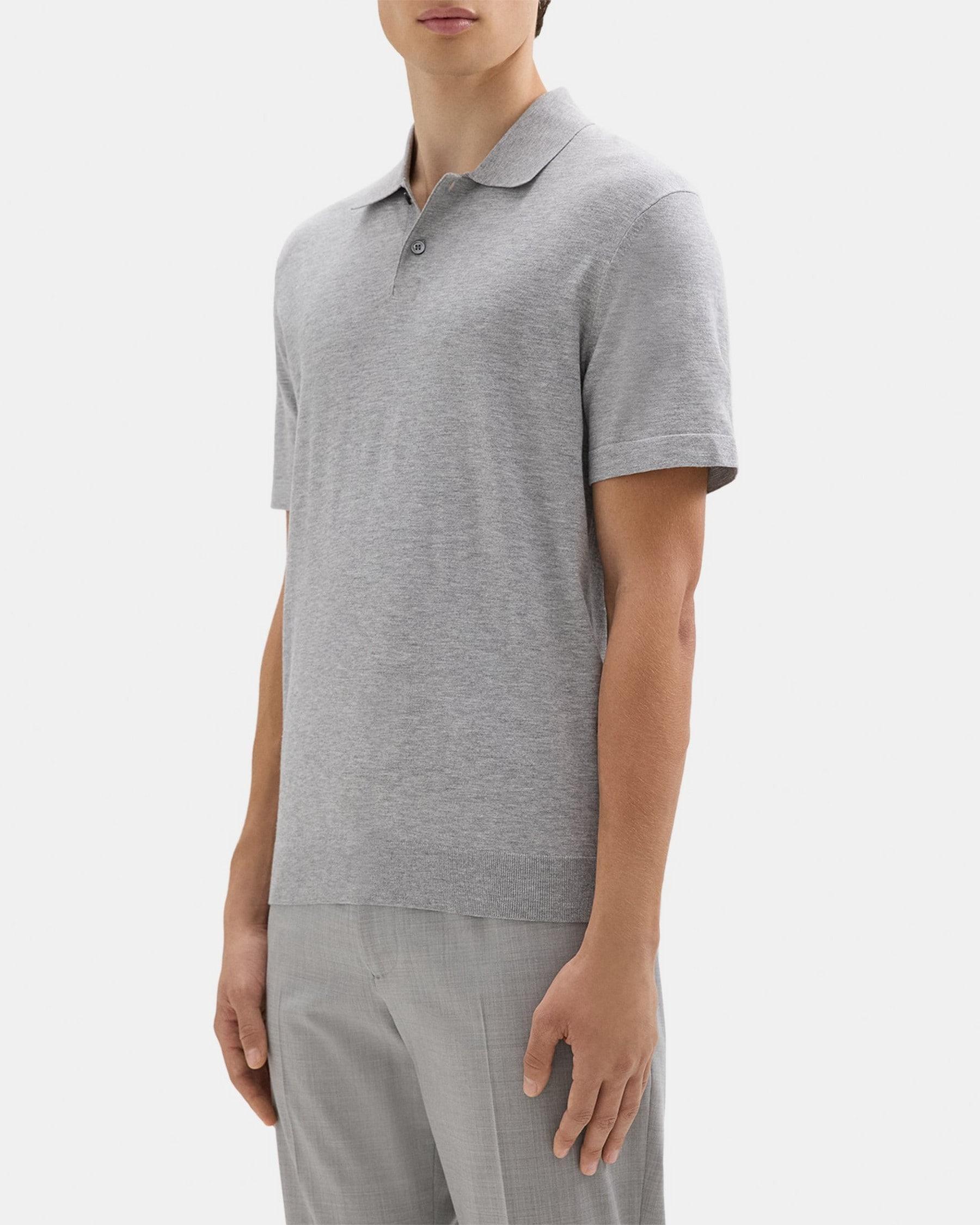 Polo Shirt in Stretch Viscose Product Image