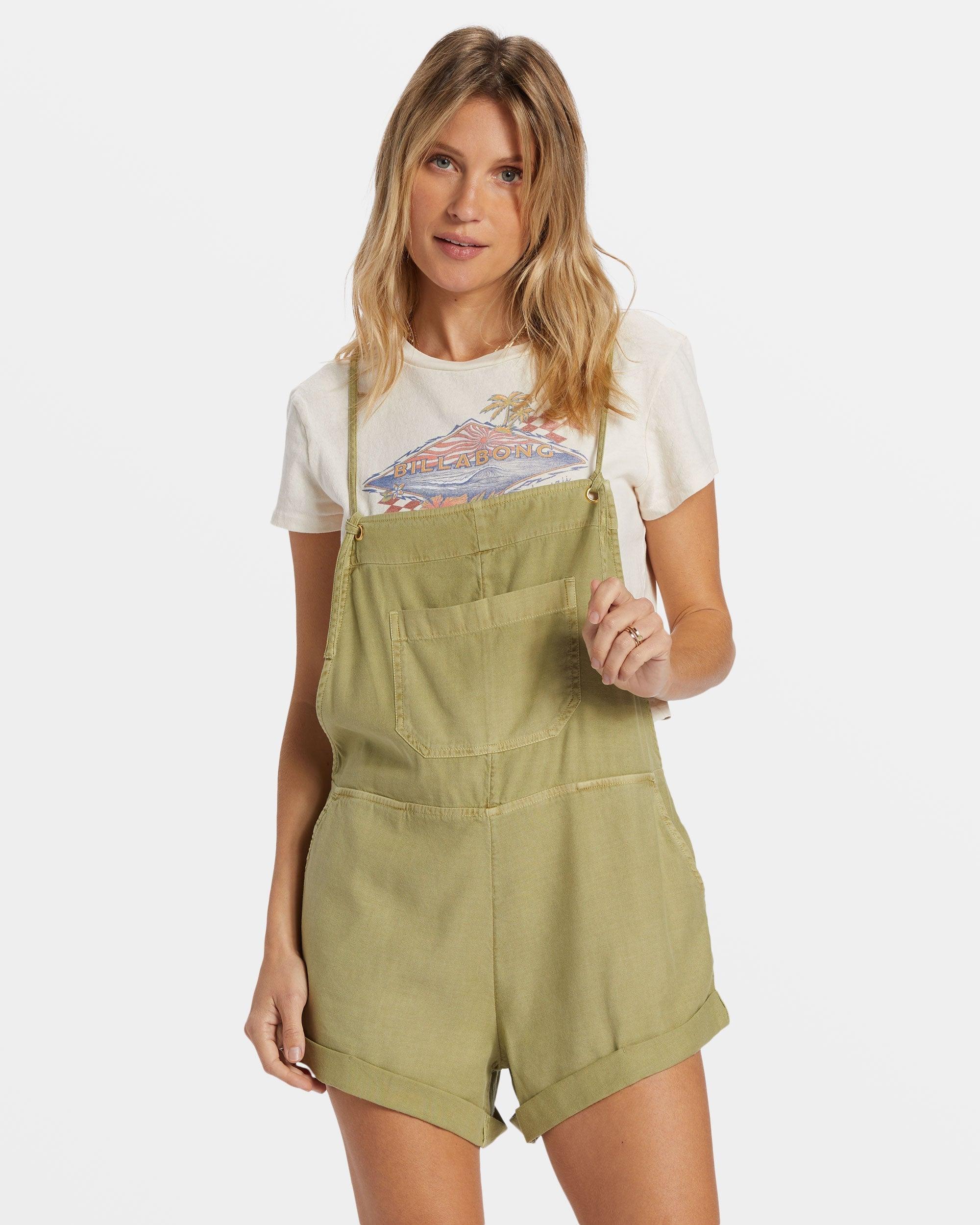Wild Pursuit Romper - Avocado Female Product Image