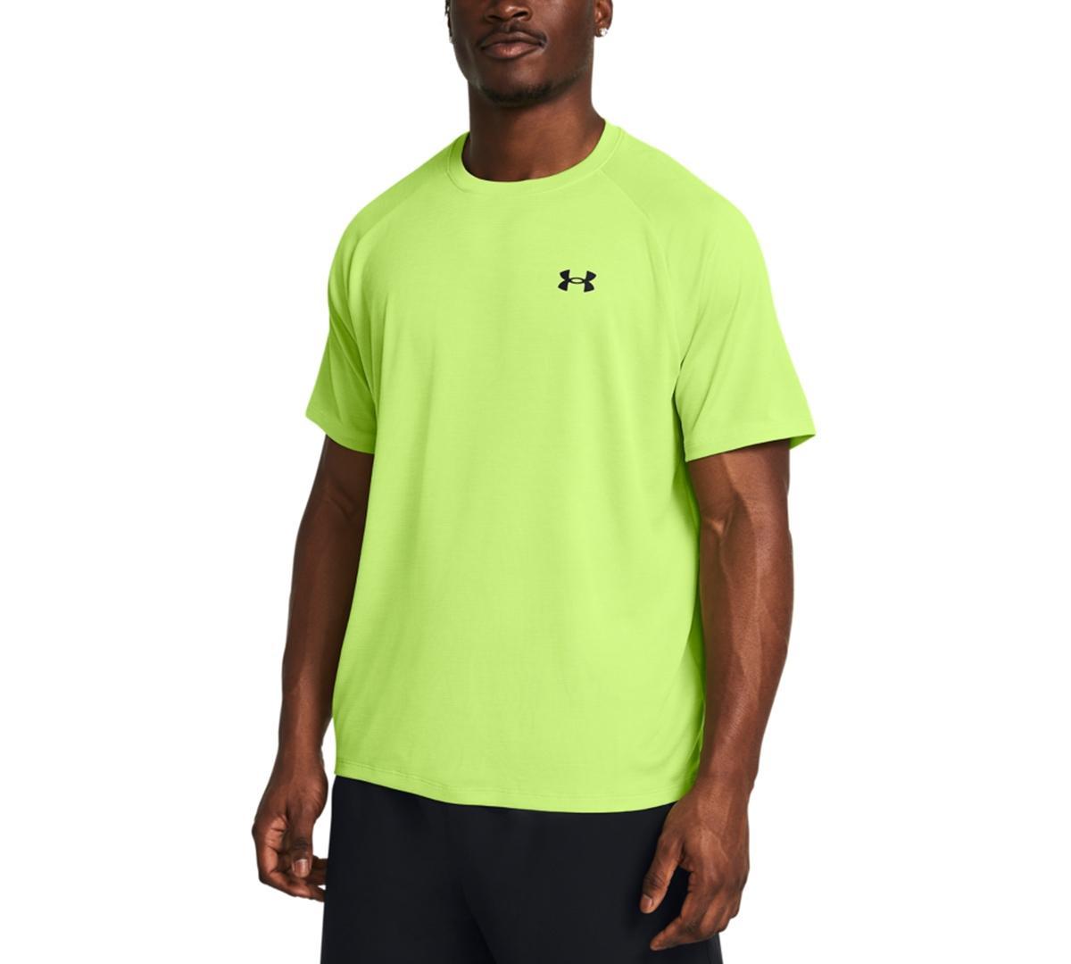 Men's Under Armour Tech Textured Short Sleeve Tee, Size: Medium, Castlerock Product Image