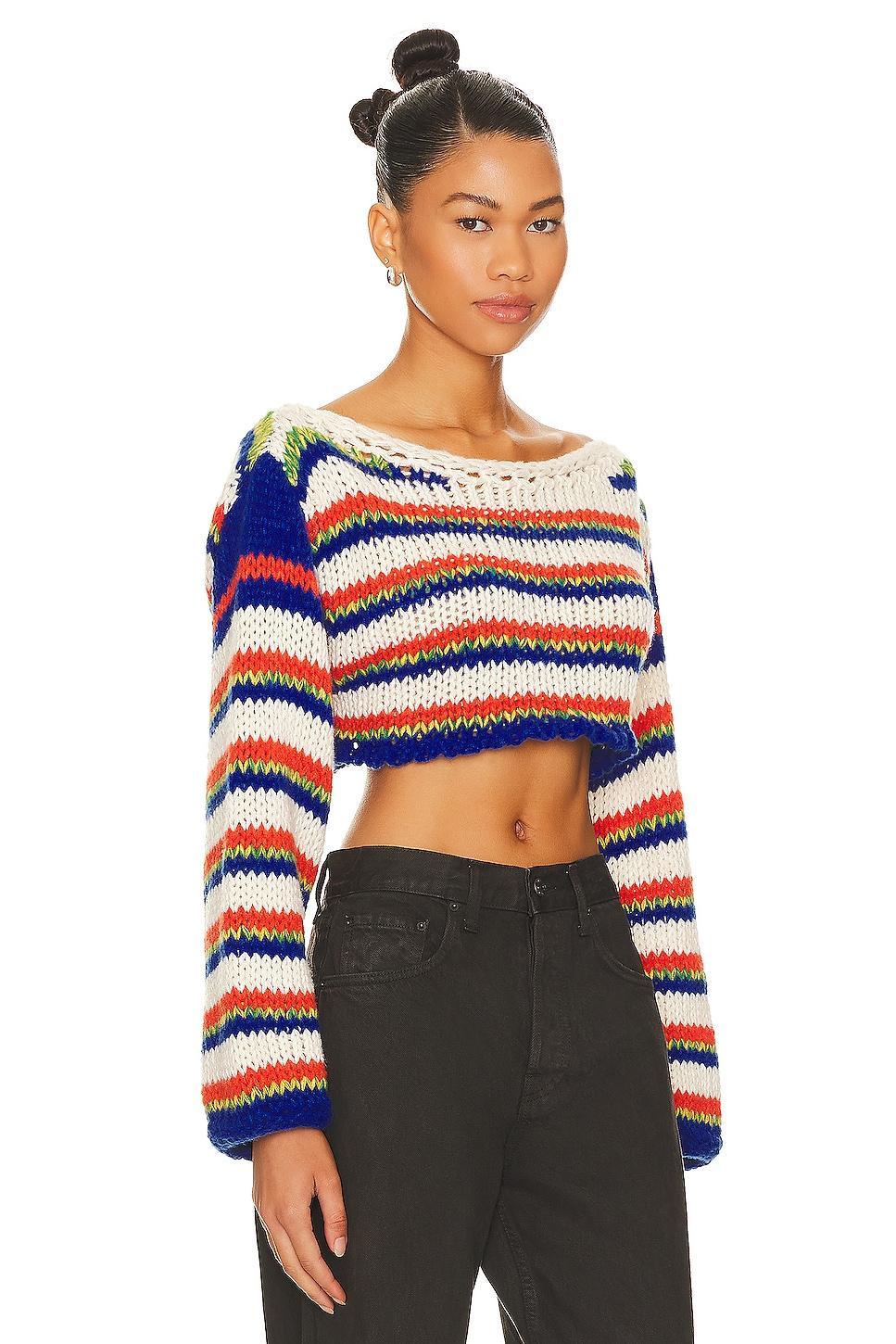 Stefanie Crop Sweater MORE TO COME Product Image