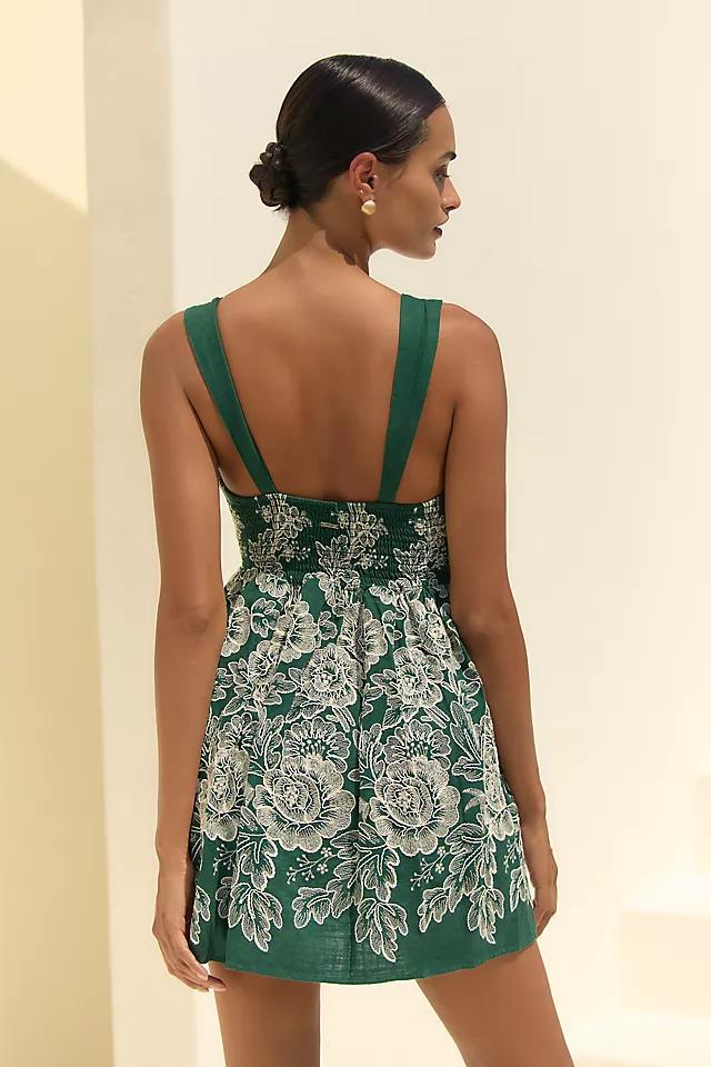 Maaji Stitched Garden Linen Mini Dress Product Image