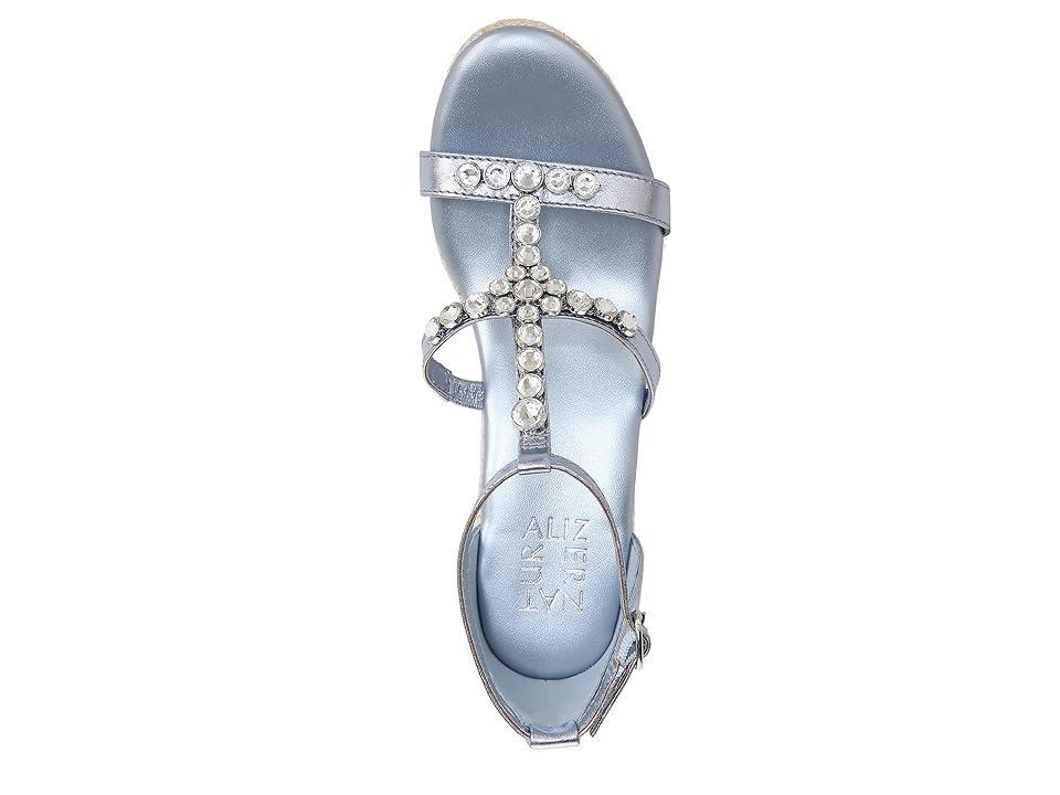 Naturalizer Serena Ankle Straps (Light Blue Metallic Leather) Women's Sandals Product Image