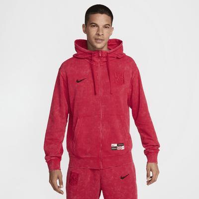 Mens Nike Red Liverpool Third Club Full-Zip Hoodie Product Image