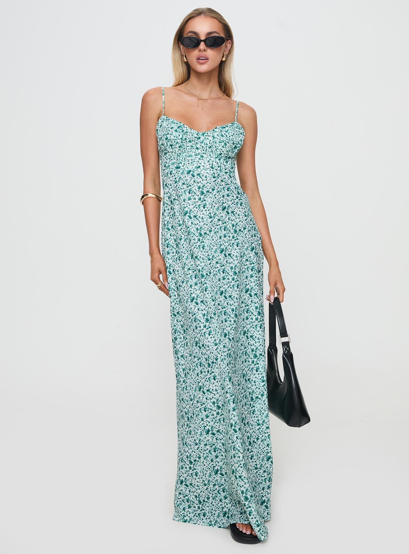 Easten Maxi Dress Green Product Image