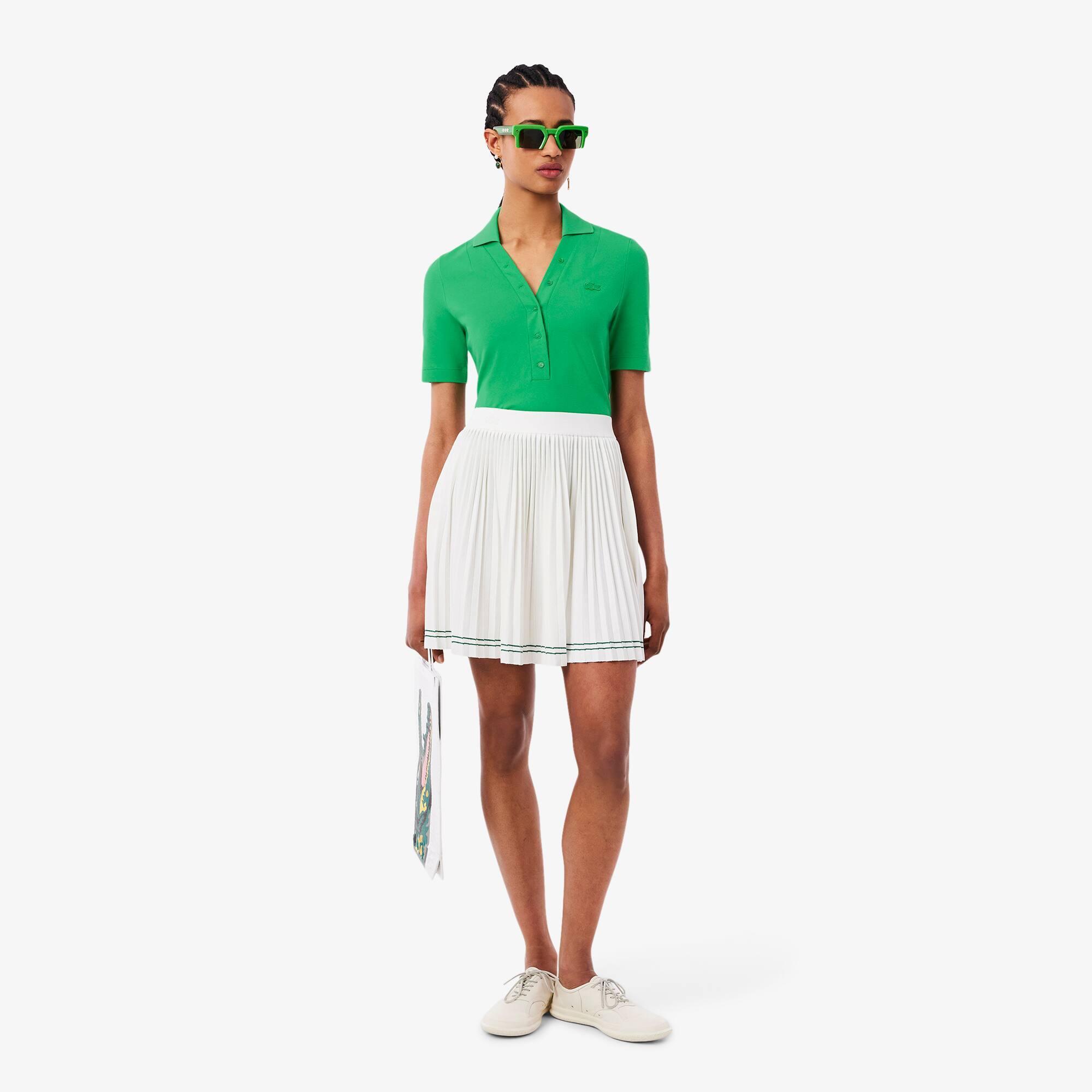 Runway Slim Fit Mini Piqué Polo Product Image