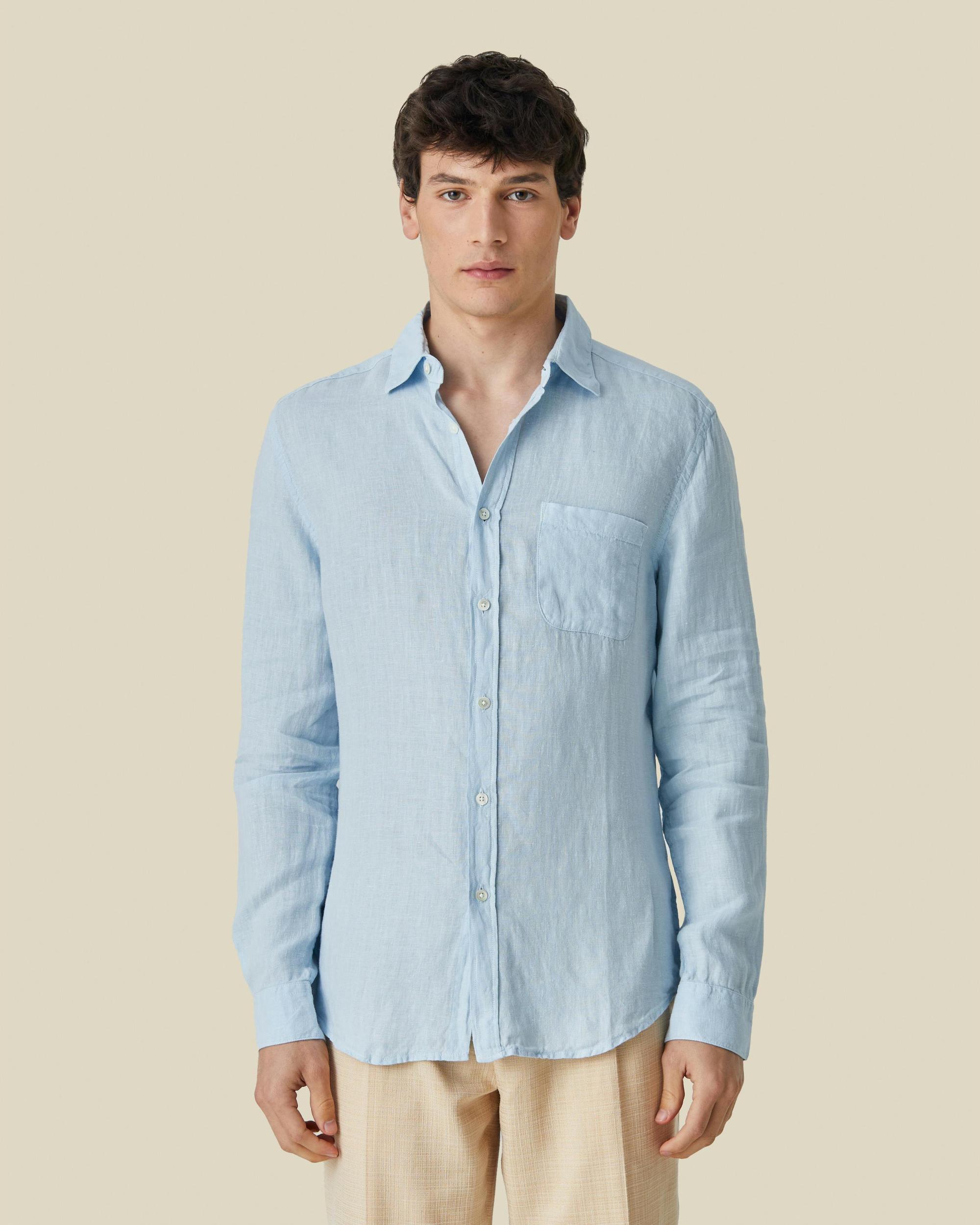Classic Linen Summer Shirt Product Image
