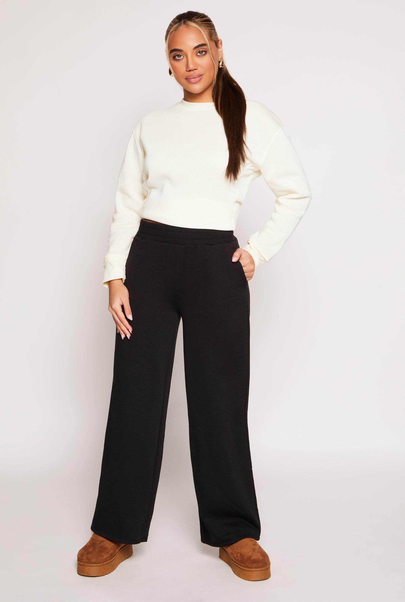 Womens Iris Wide Leg Pull On Sweatpants Product Image