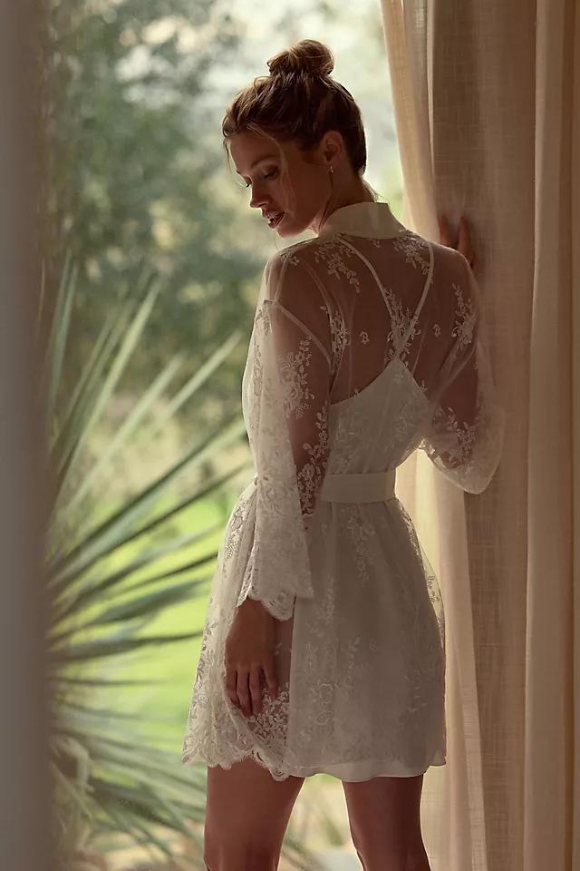 Rya Collection Darling Short Lace Cover-Up Robe Product Image