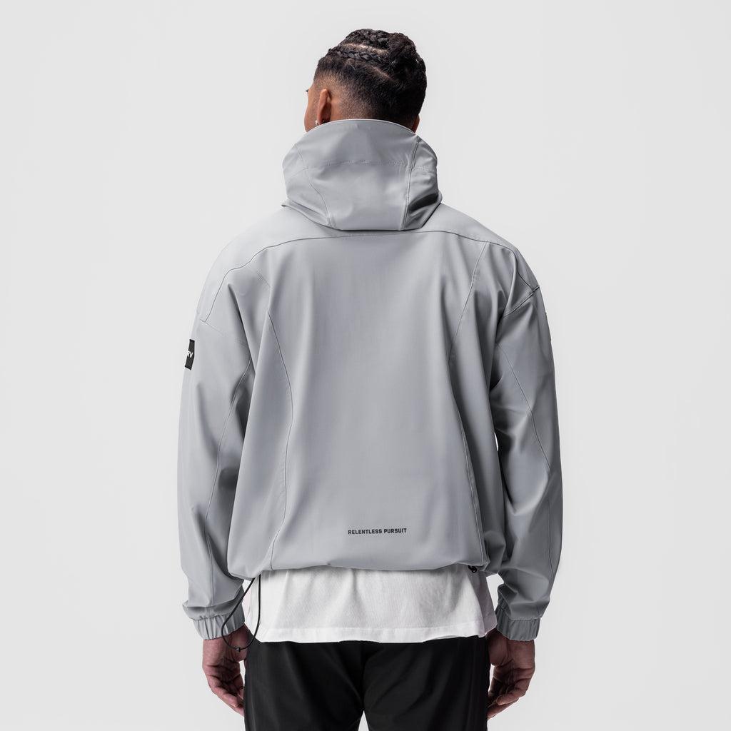 0717. Weather-Ready Anorak Jacket - Slate Grey "Patch" Product Image