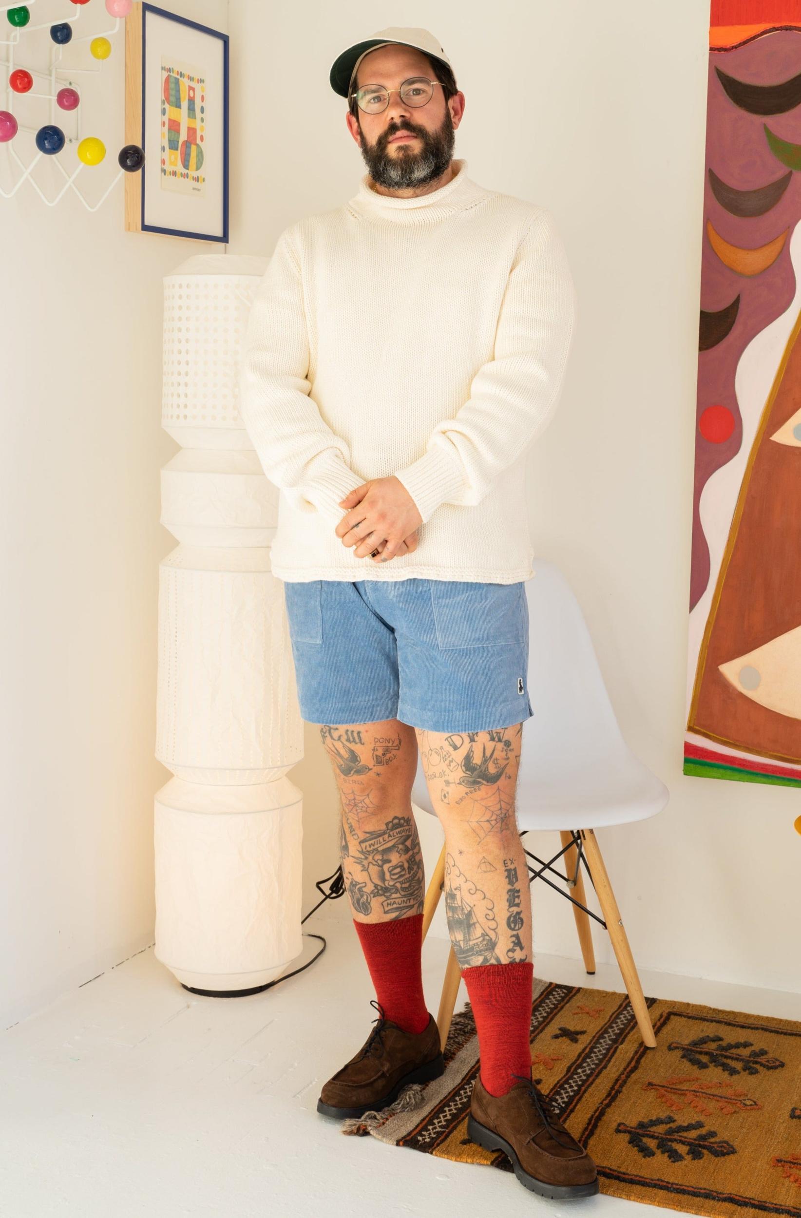 Ventura Short in Atlantic Blue Corduroy Product Image