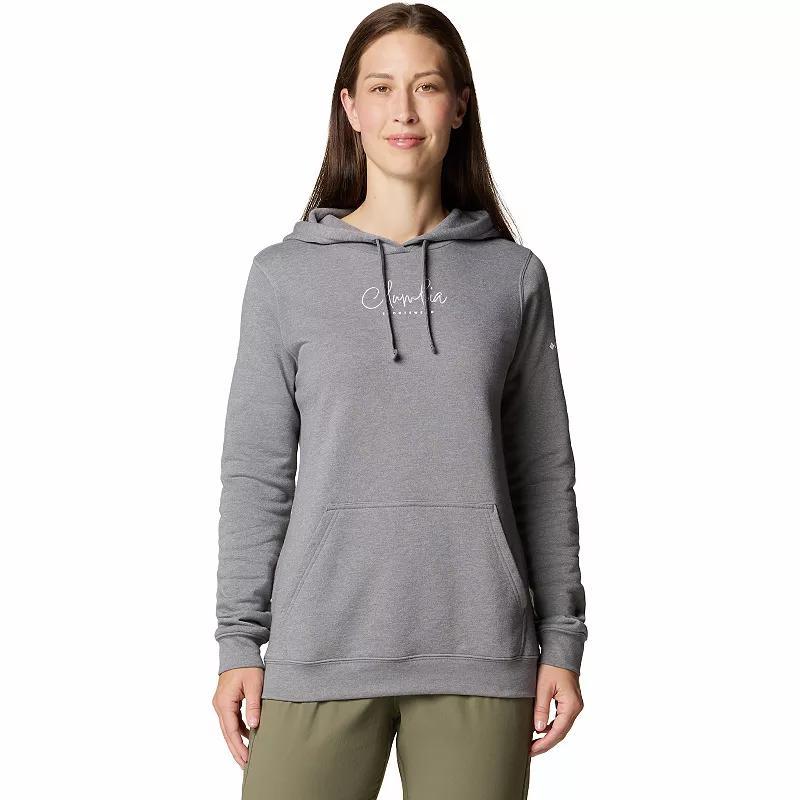 Women's Columbia Trek Graphic Pullover Hoodie, Size: Large, Black Product Image
