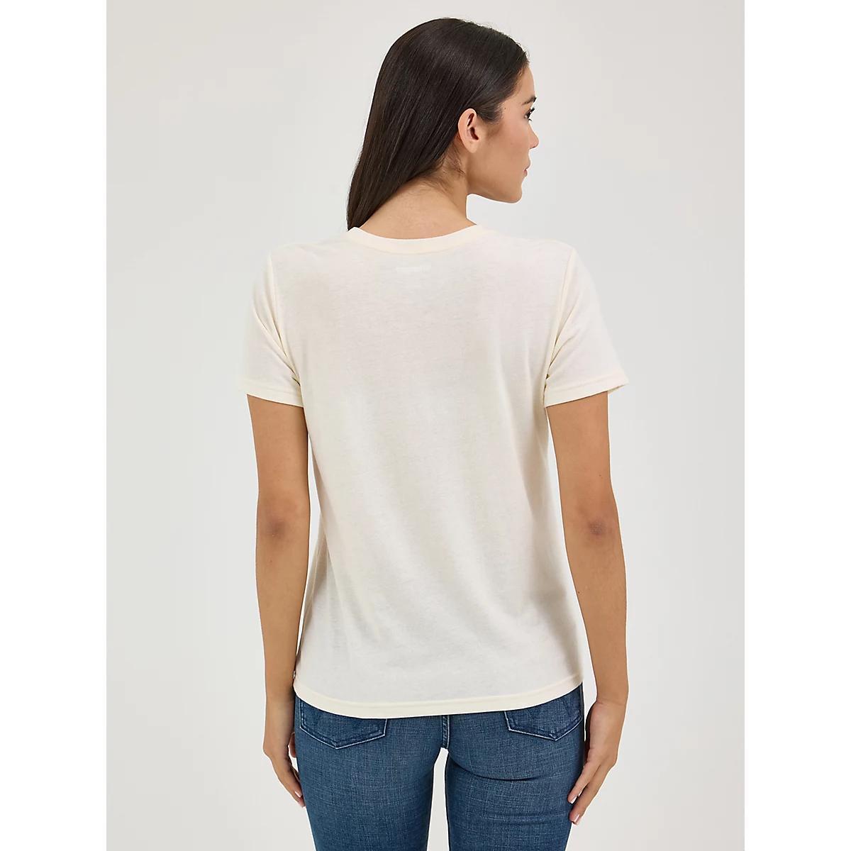 Women's Wrangler Southwestern Graphic Regular Fit Tee in Peach Parfait Product Image