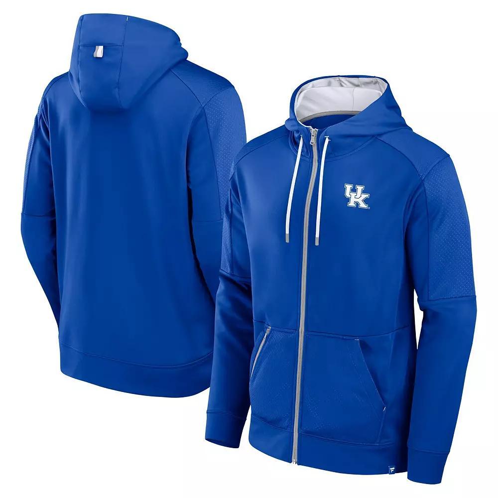 Men's Fanatics Royal Kentucky Wildcats Defender Full-Zip Hoodie, Size: Large, Blue Product Image