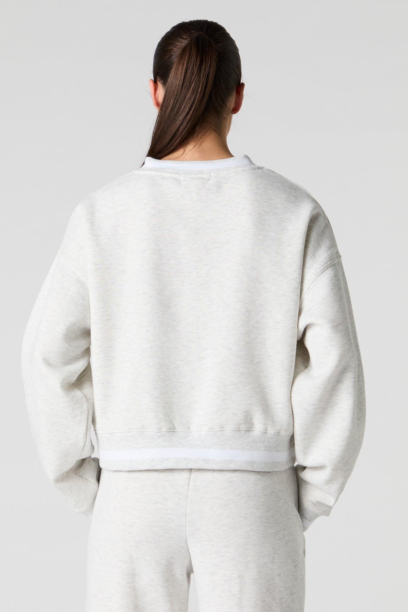 Chenille Embroidered Destination Sweatshirt Female Product Image