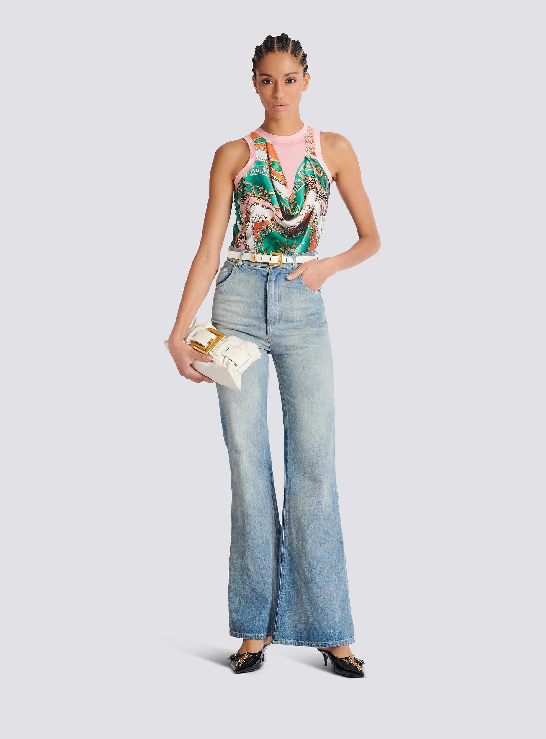 Flared-fit denim jeans Product Image
