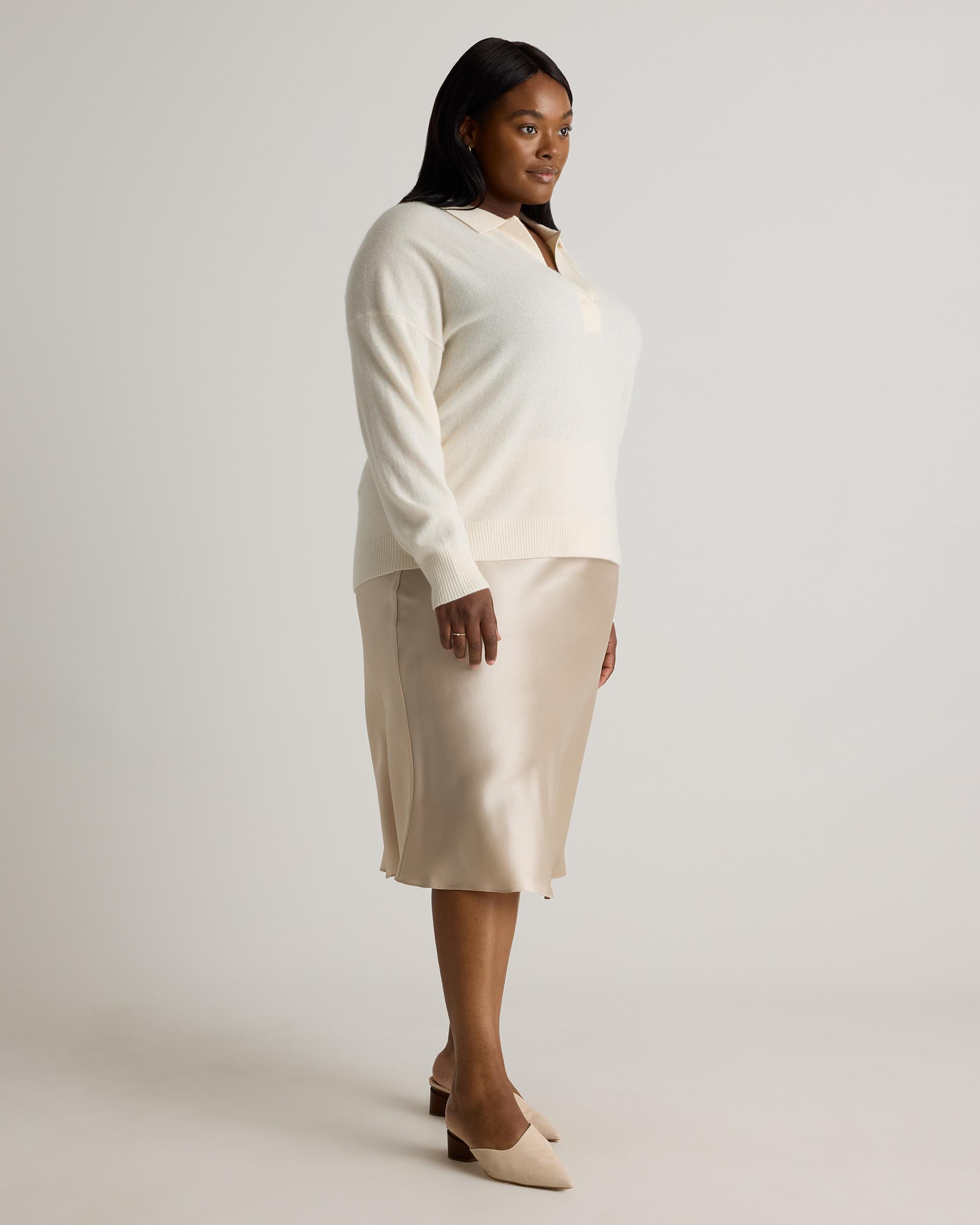 Quince | Women's Mongolian Cashmere Polo Sweater Product Image
