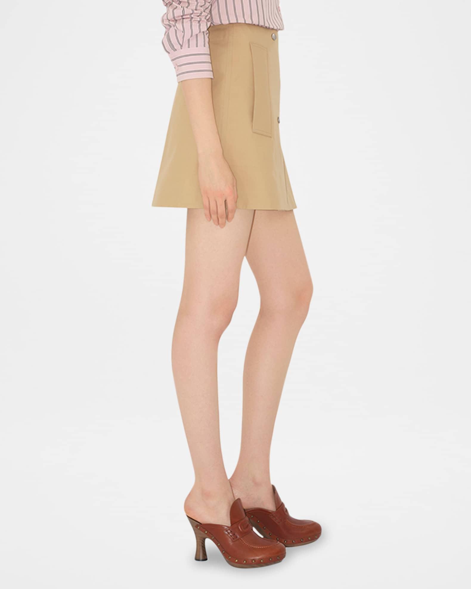 Double-Breasted Mini Skirt Product Image