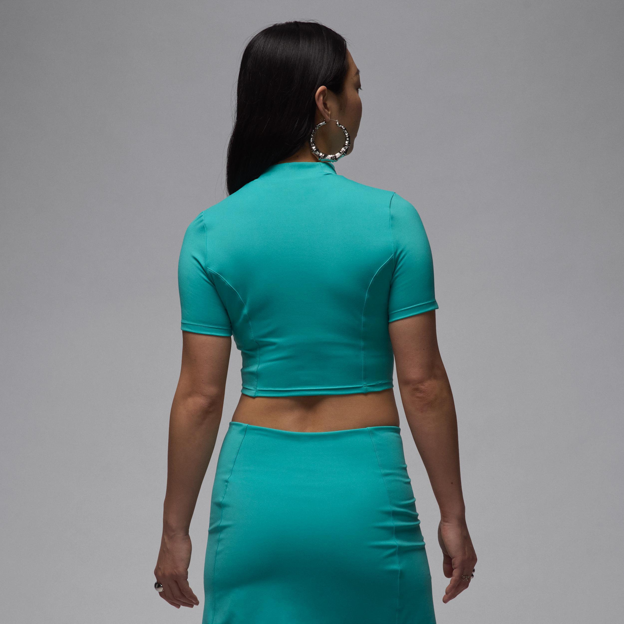 Women's Jordan Short-Sleeve Knit Crop Top Product Image