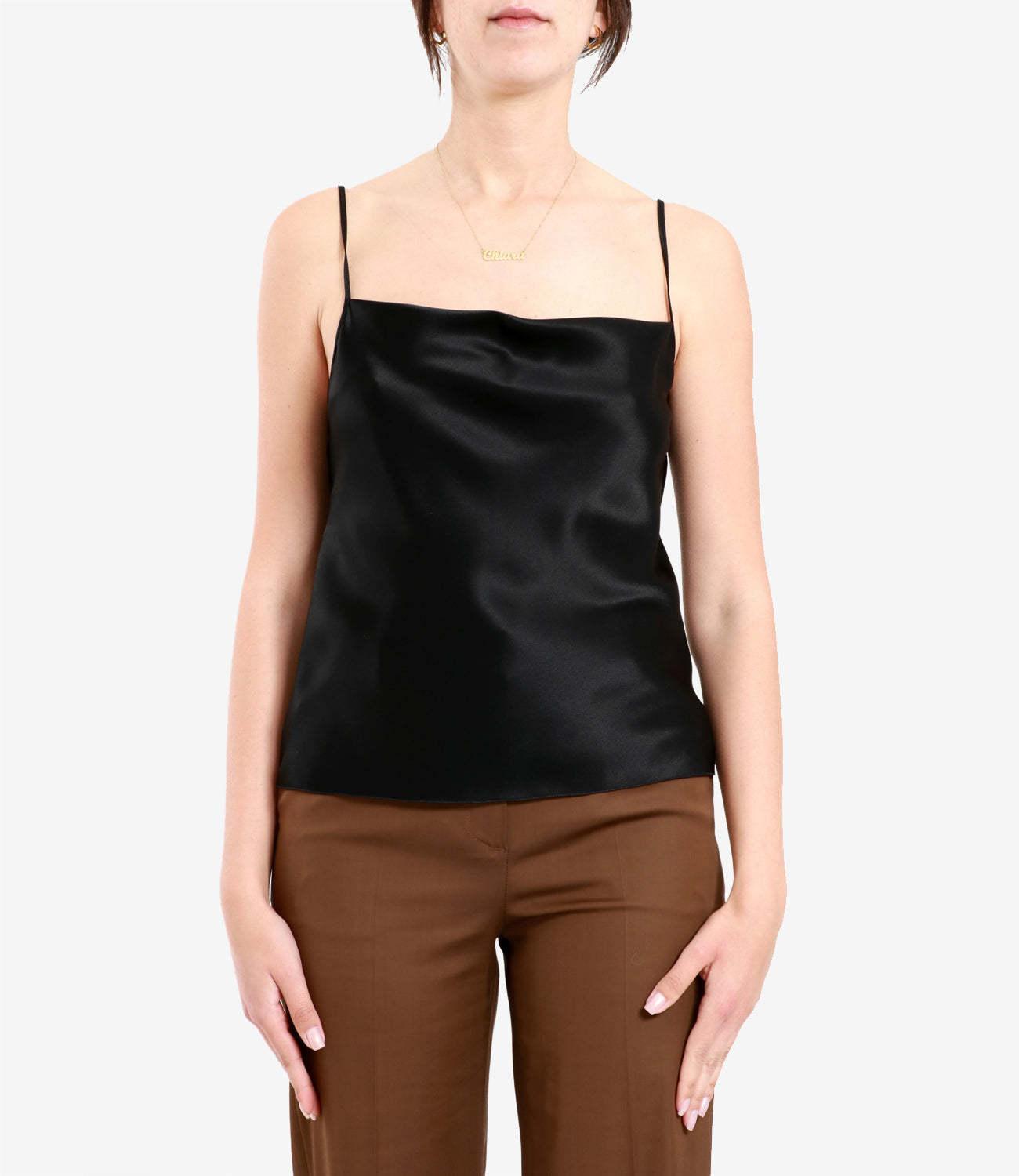 ALBERTA FERRETTI Sleeveless Vest In Black Product Image