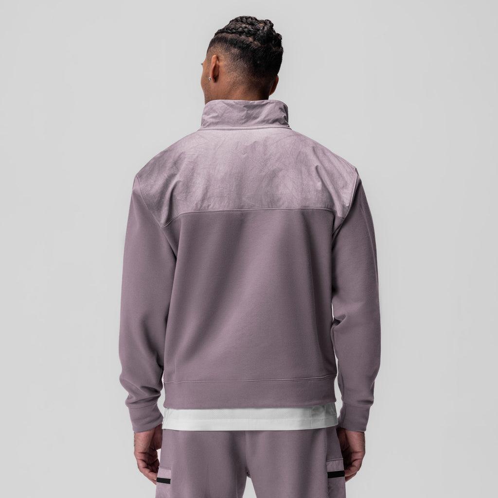 0903. Tech-Terry™ Paneled Quarter Zip - Moonscape "Wave Dye" Product Image