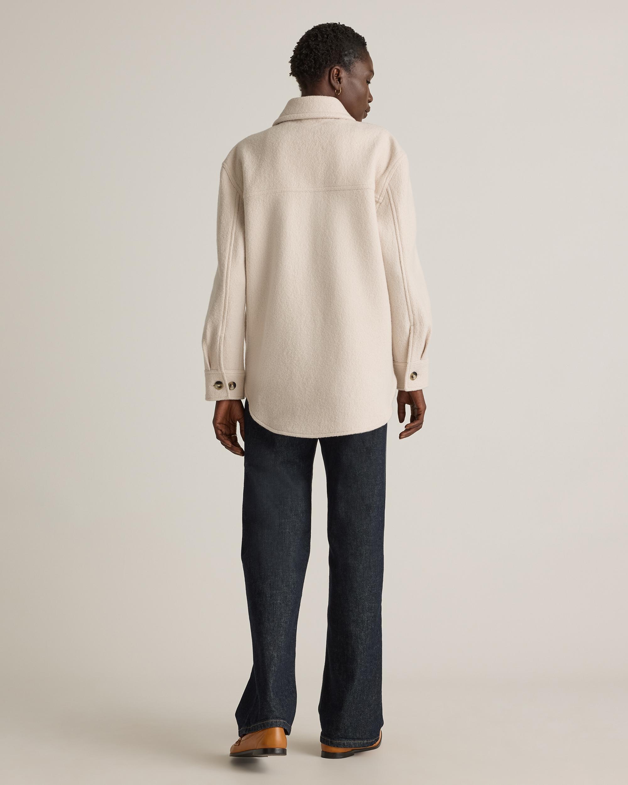 Quince | Women's 100% Merino Wool Shirt Jacket Size XS Product Image