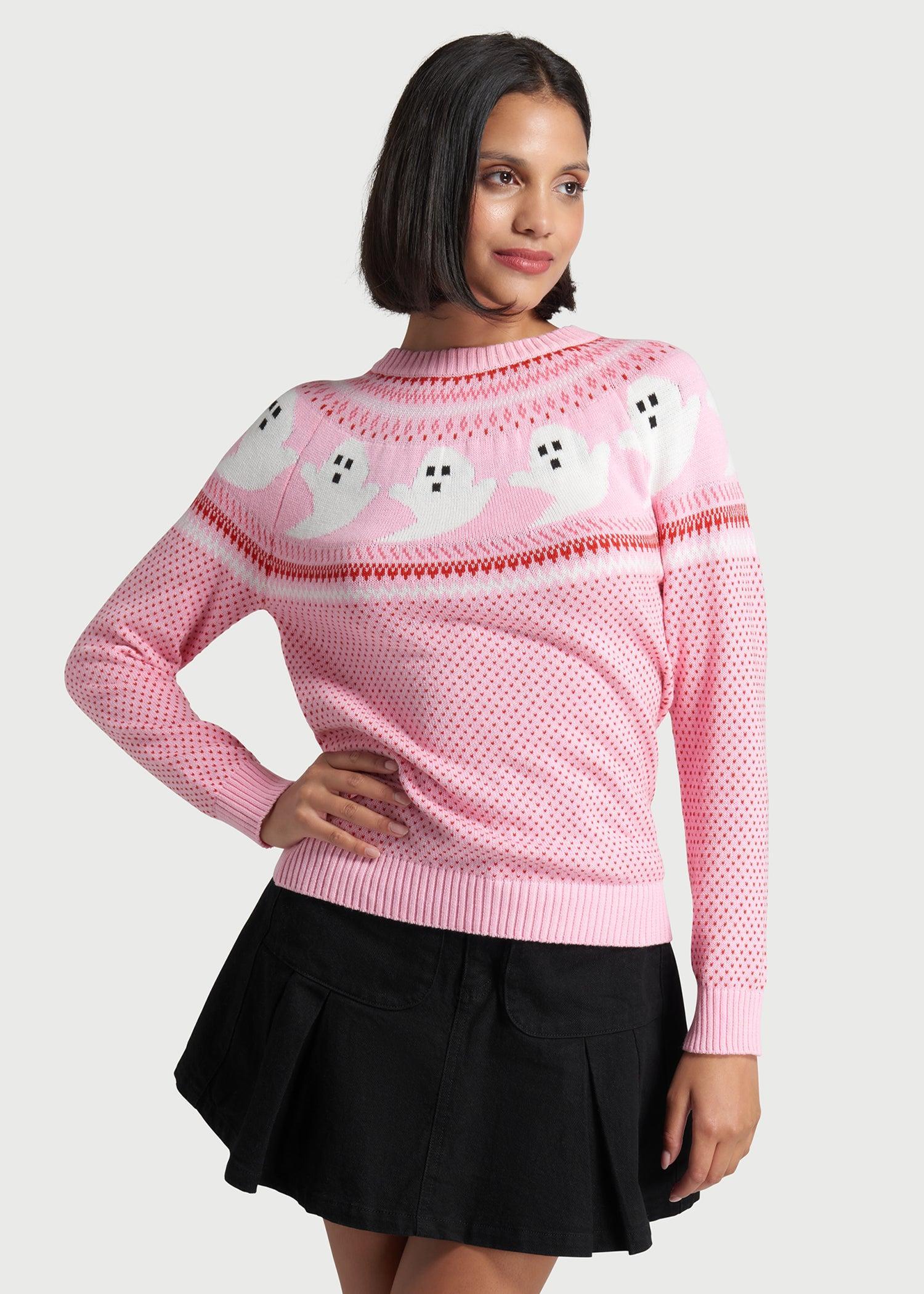 You've Been Ghosted Fair Isle Sweater Product Image