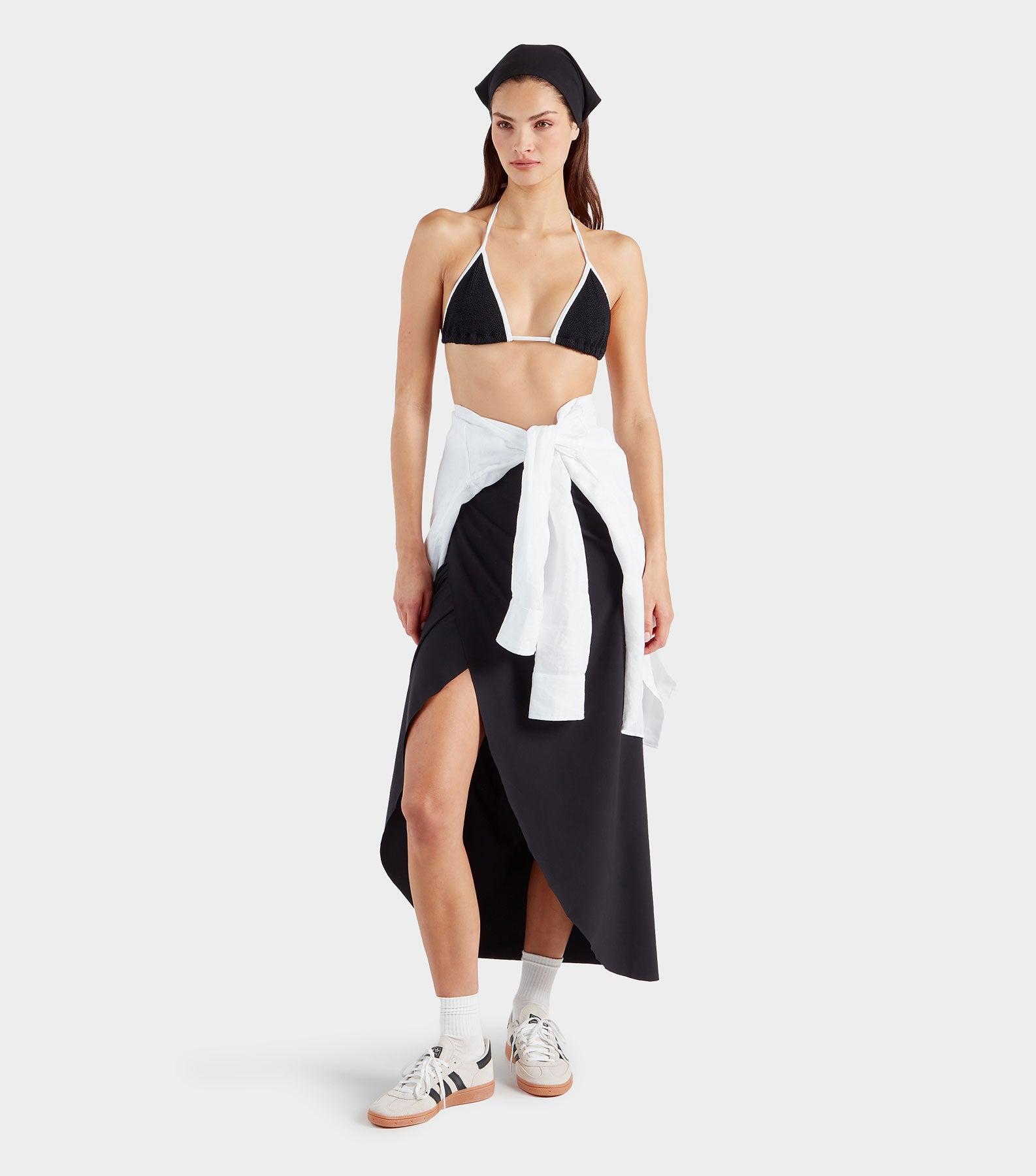 Long UPF 50+ Sarong - Black Product Image