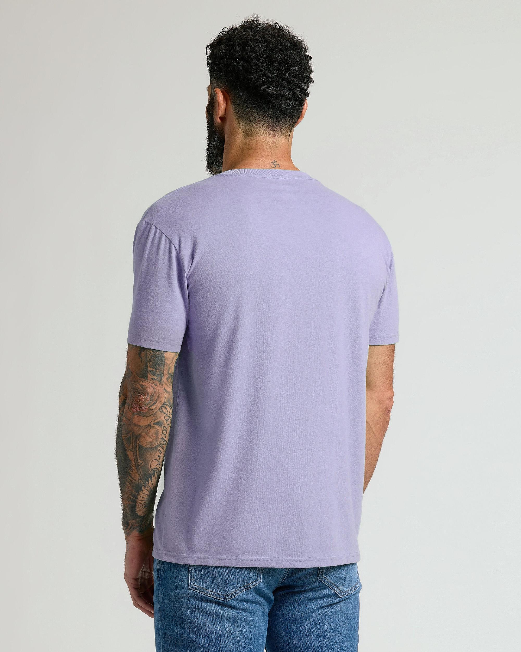 Heather Sapphire Classic Crew Neck Product Image
