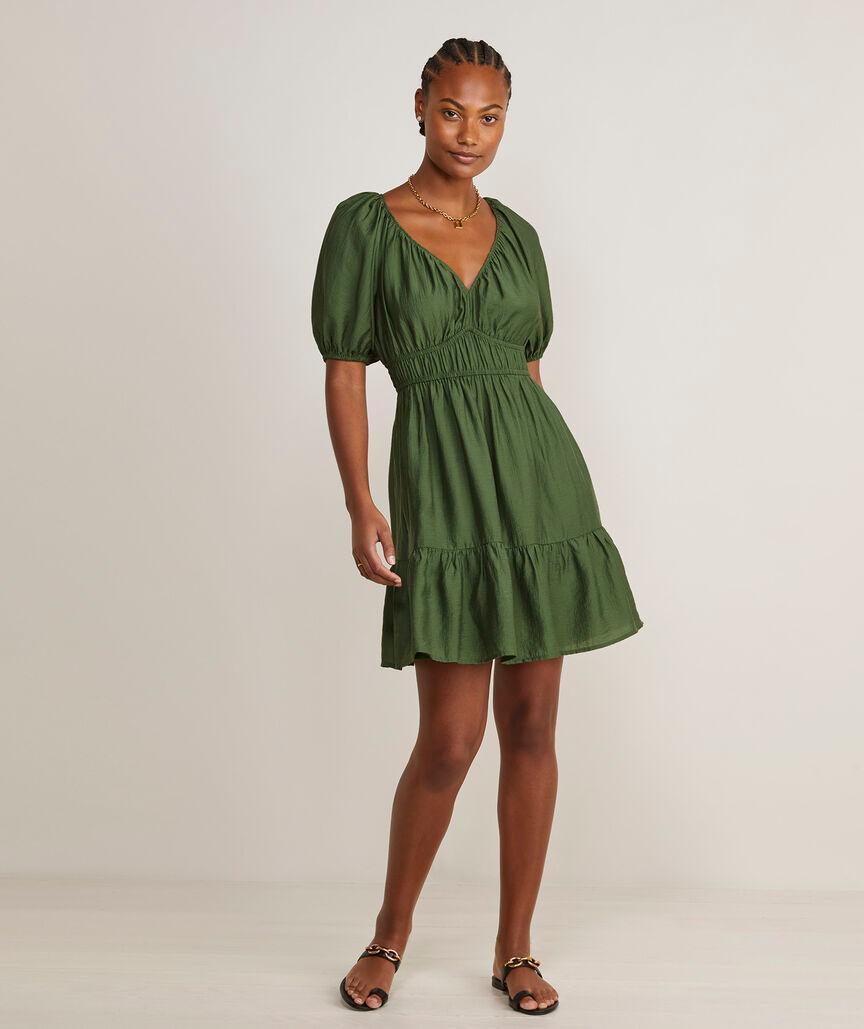 Marina Puff-Sleeve Mini Dress Product Image