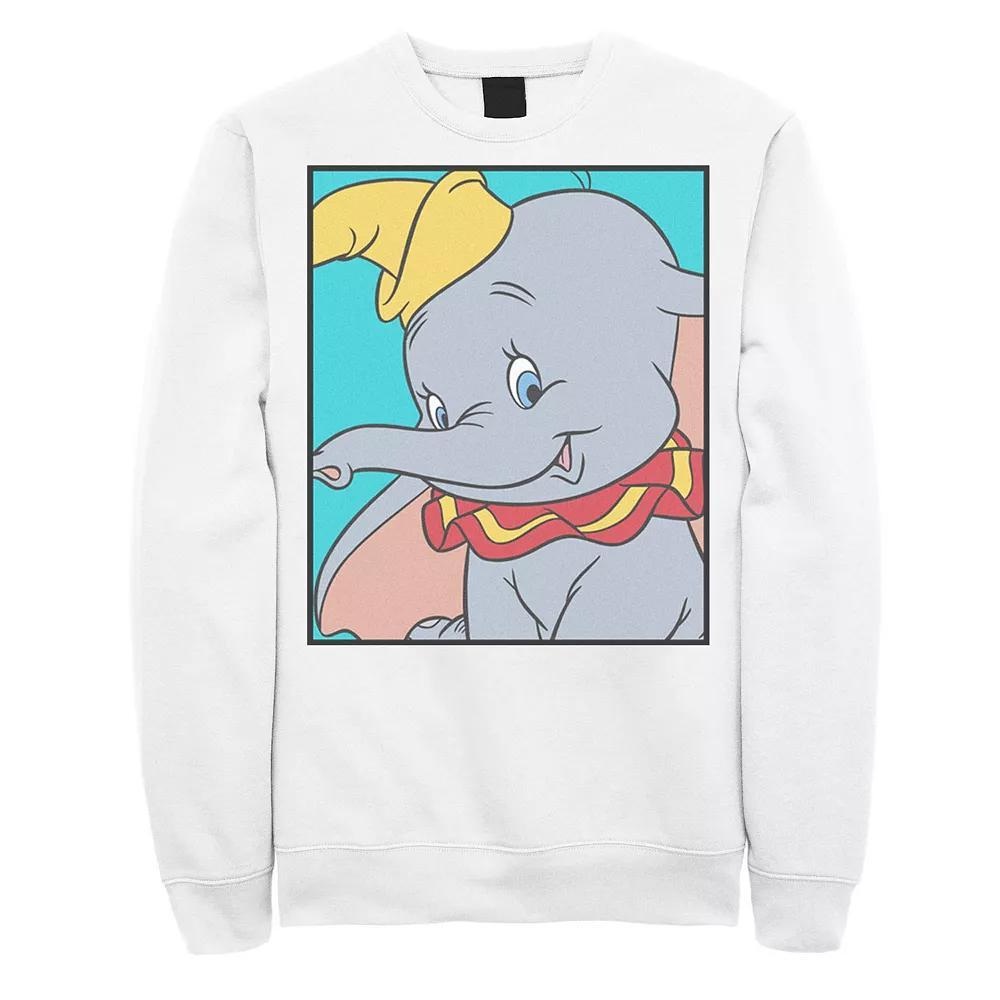 Disney's Dumbo Portrait Box Men's Sweatshirt, Size: Small, White Product Image