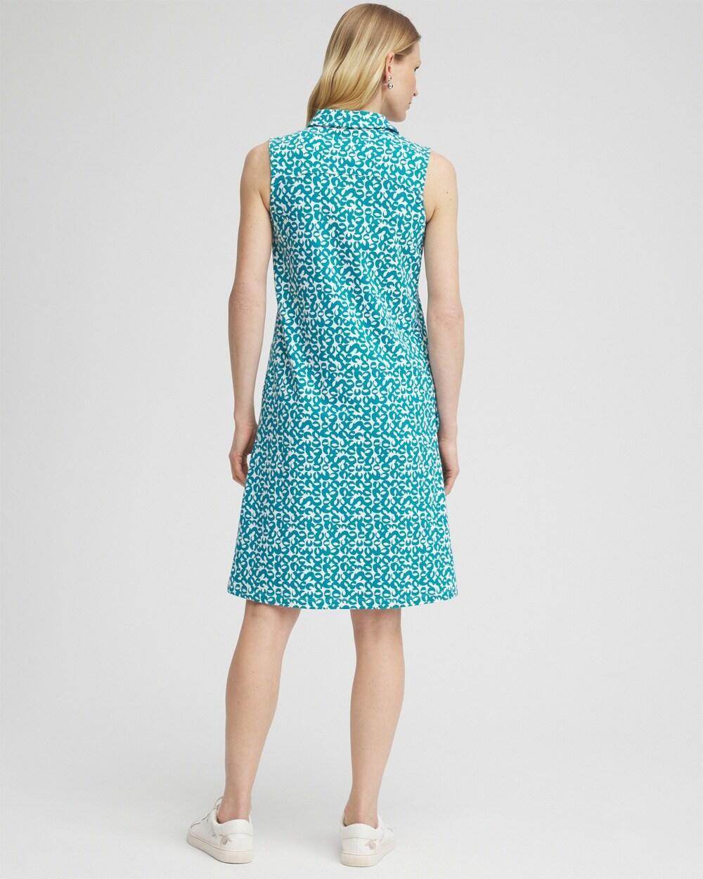 Zenergy® UPF Geo Sleeveless Polo Dress Product Image