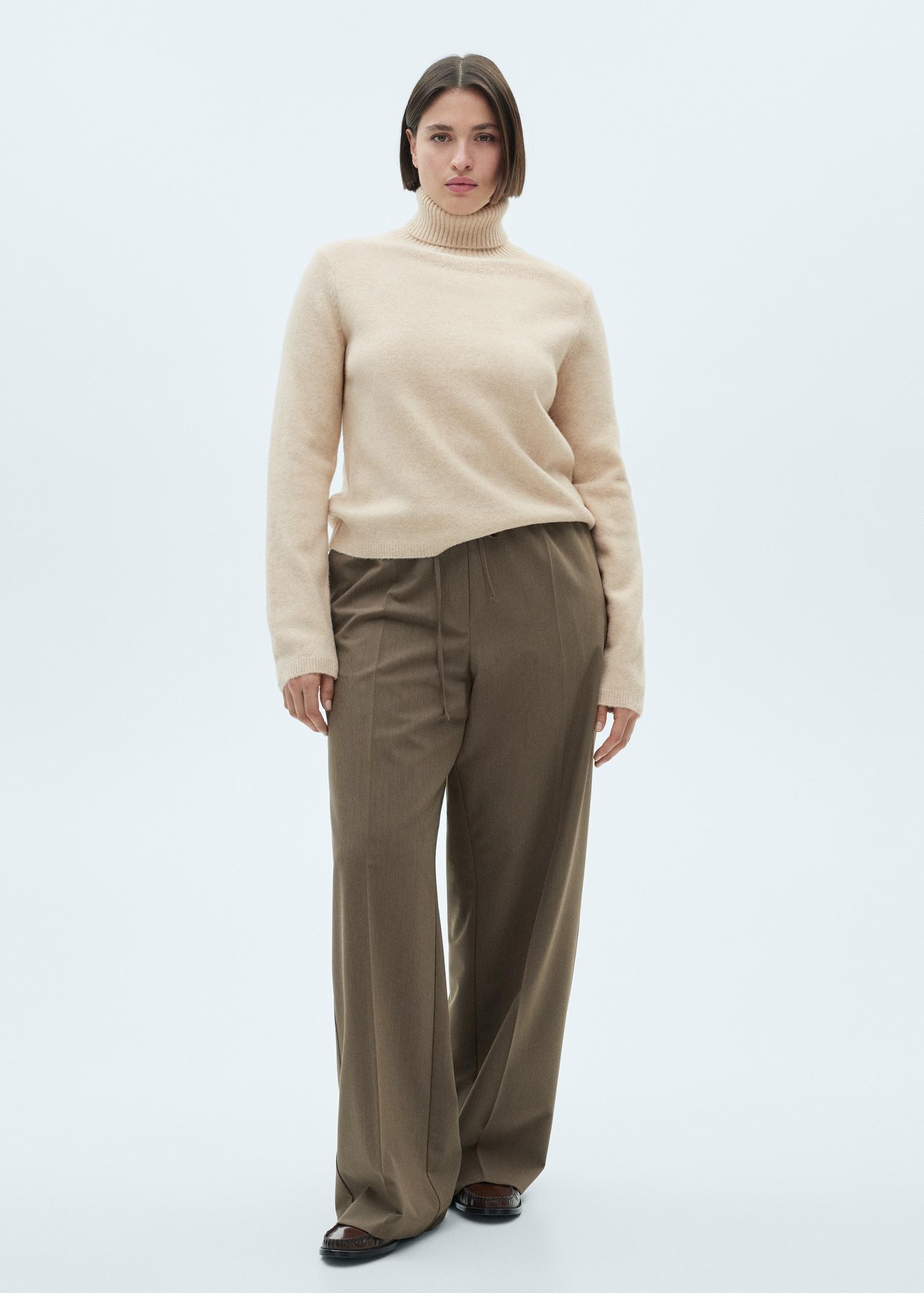 Turtle neck sweater - Women | MANGO USA Product Image