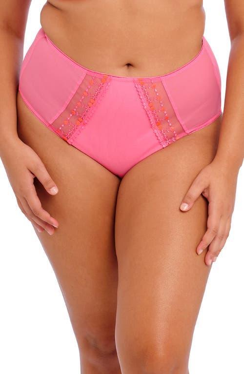 Elomi Plus Size Matilda Embroidered Sheer Plunging Convertible U-Back to Racerback Contour Wire Full Product Image