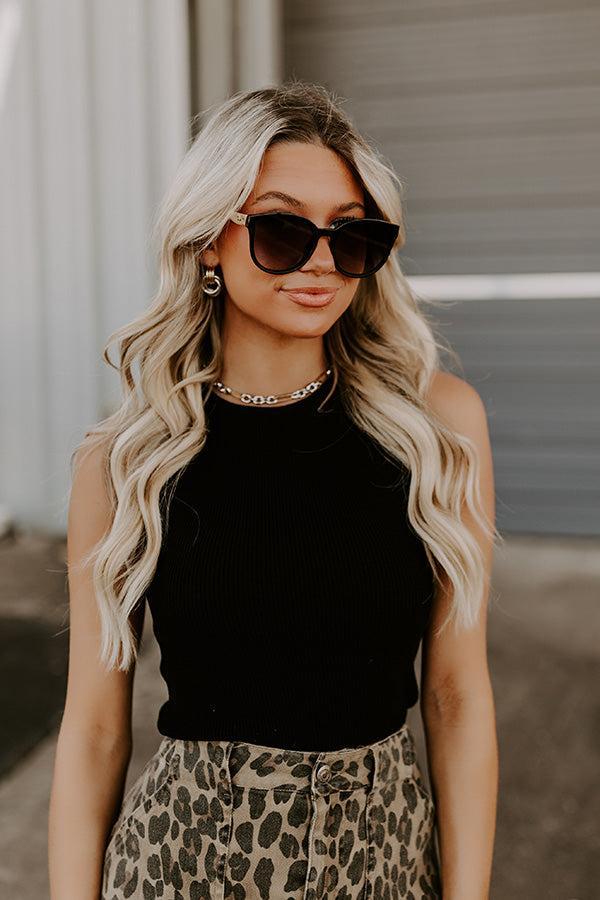 Quay Date Night Sunnies in Black Product Image