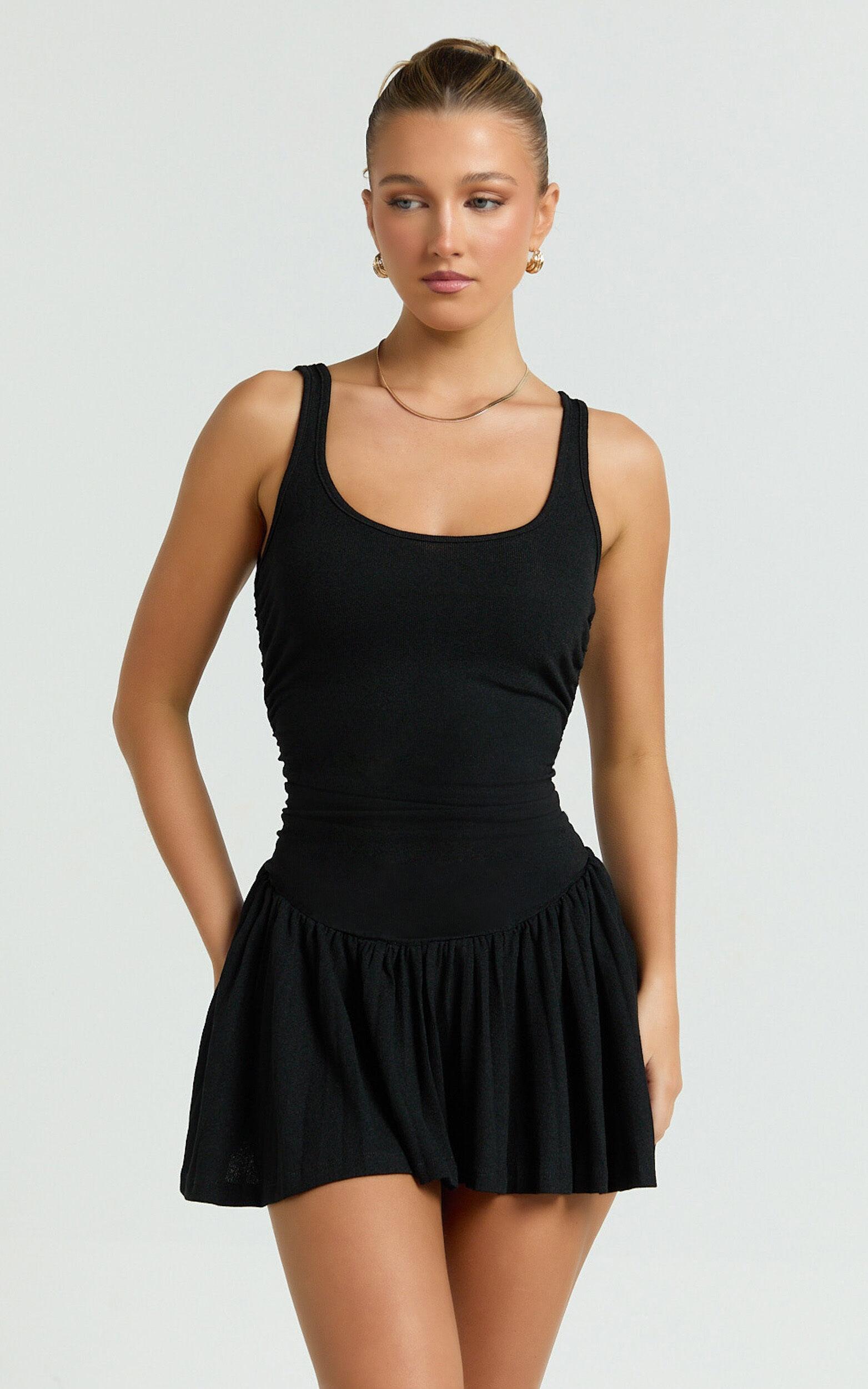 Lioness - Field of Dreams Mini Dress in Onyx Product Image