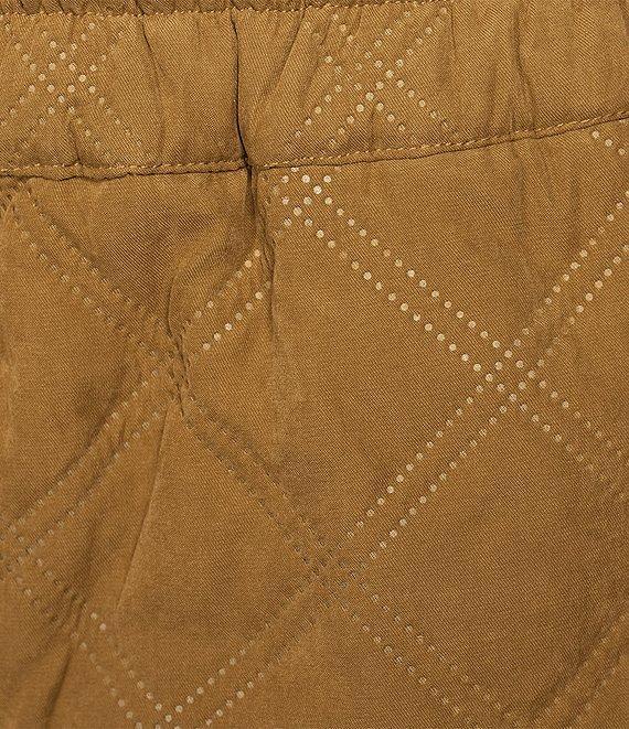 Gianni Bini Lolly Quilted Flat Front Elastic Waist Coordinating Shorts Product Image