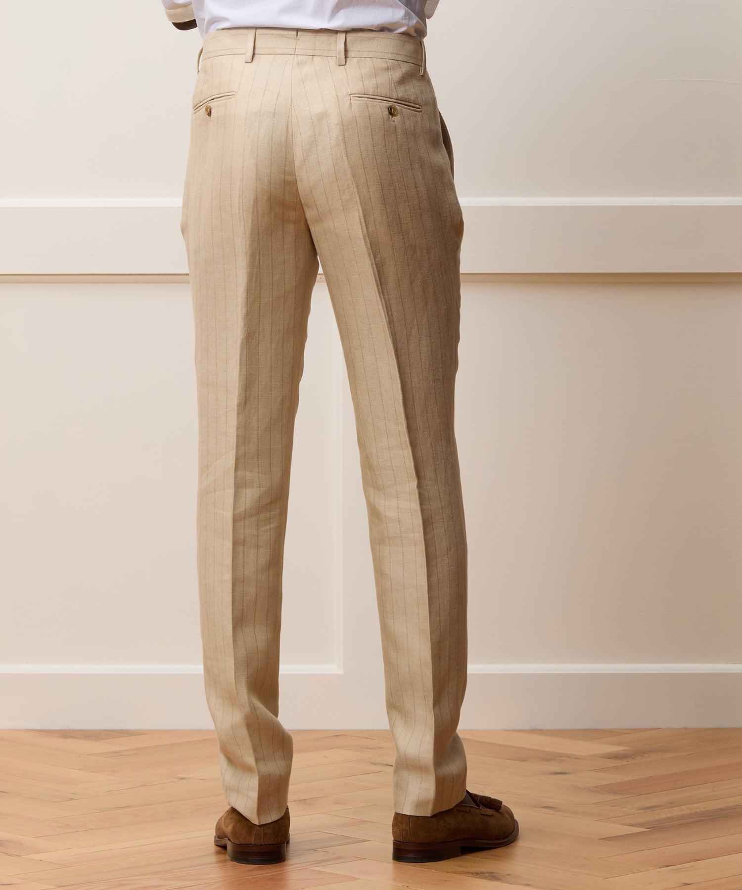 Italian Linen-Silk Sutton Trouser Product Image