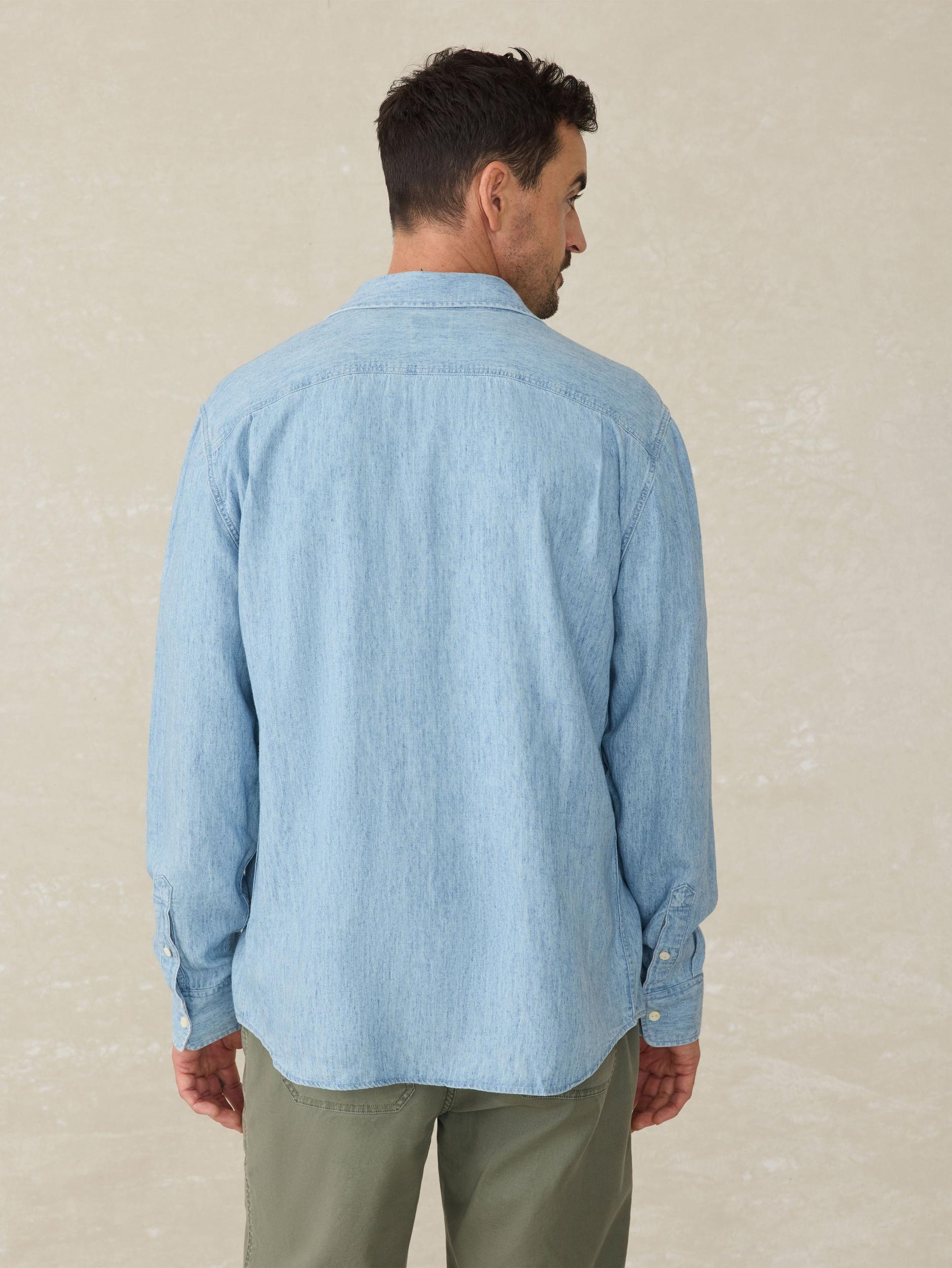 Tried & True Chambray Workshirt - Vintage Indigo Male Product Image