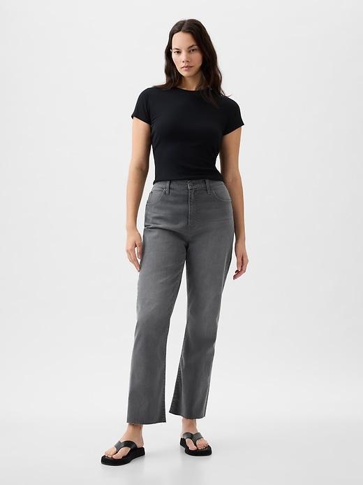 High Rise Kick Fit Jeans Product Image
