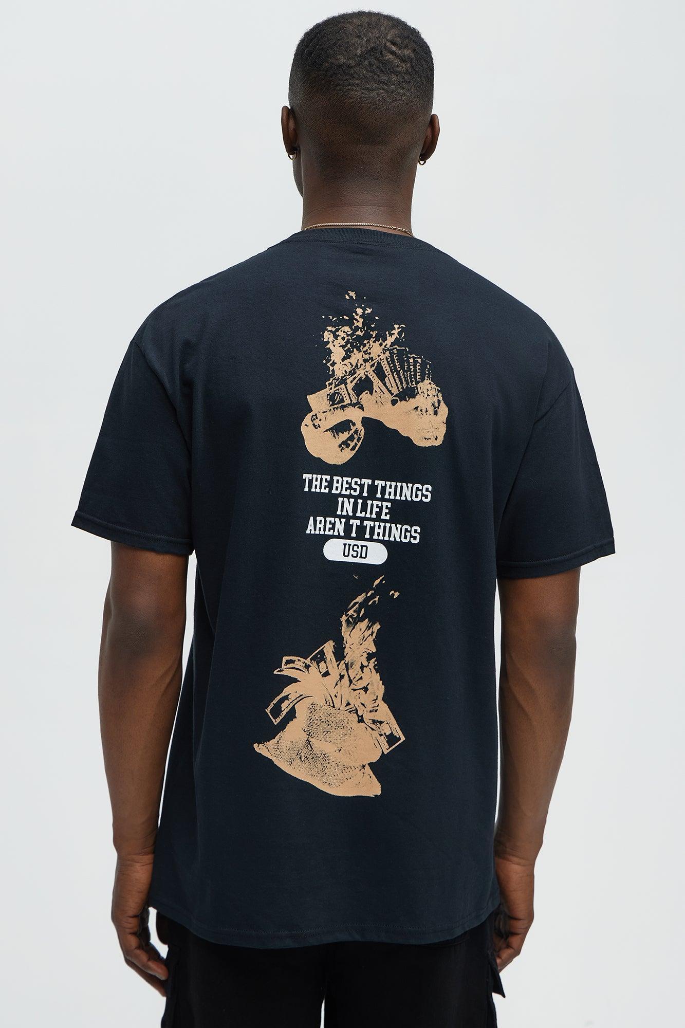 More Than Just Things Short Sleeve Tee - Black Product Image