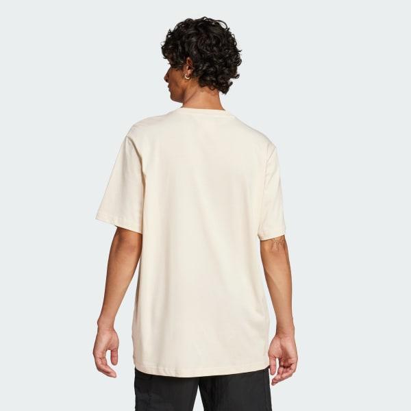 adidas Skeleton Trefoil Tee Collegiate Purple XS Mens Product Image