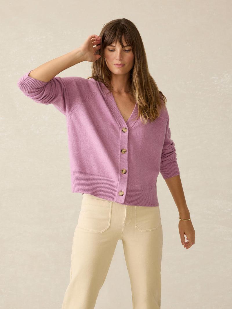 Jackson Cardigan - Orchid Haze Heather Female Product Image