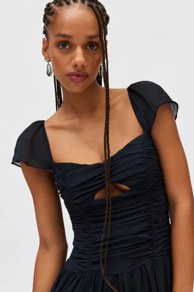 Kimchi Blue Diana Ruched Drop Waist Romper Product Image