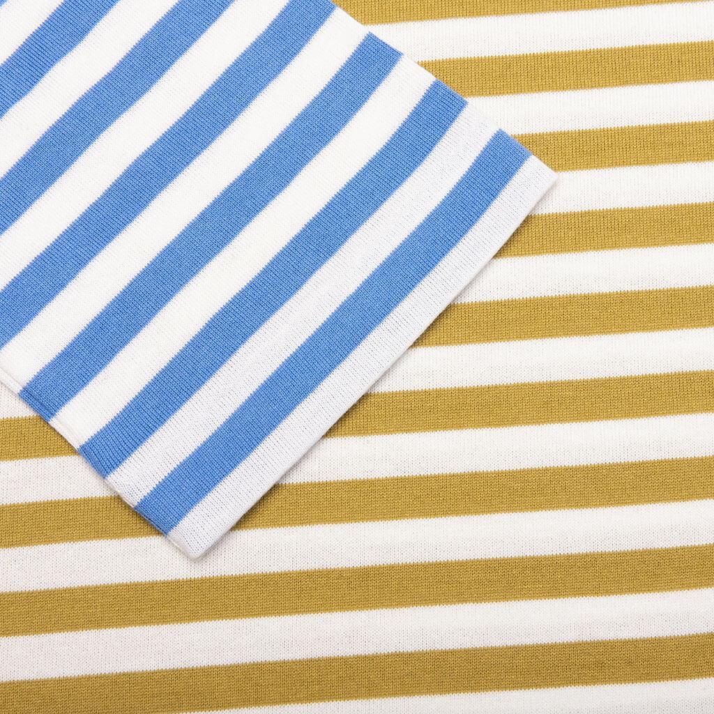 Women's Bi-Color Stripe T-Shirt - Olive/Blue Female Product Image