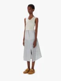 PATCHWORK A-LINE SKIRT in grey | JW Anderson US  Product Image