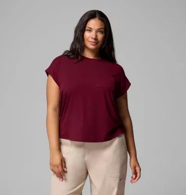 Columbia Womens Daniela Falls Short Sleeve Shirt - Plus Size- Product Image