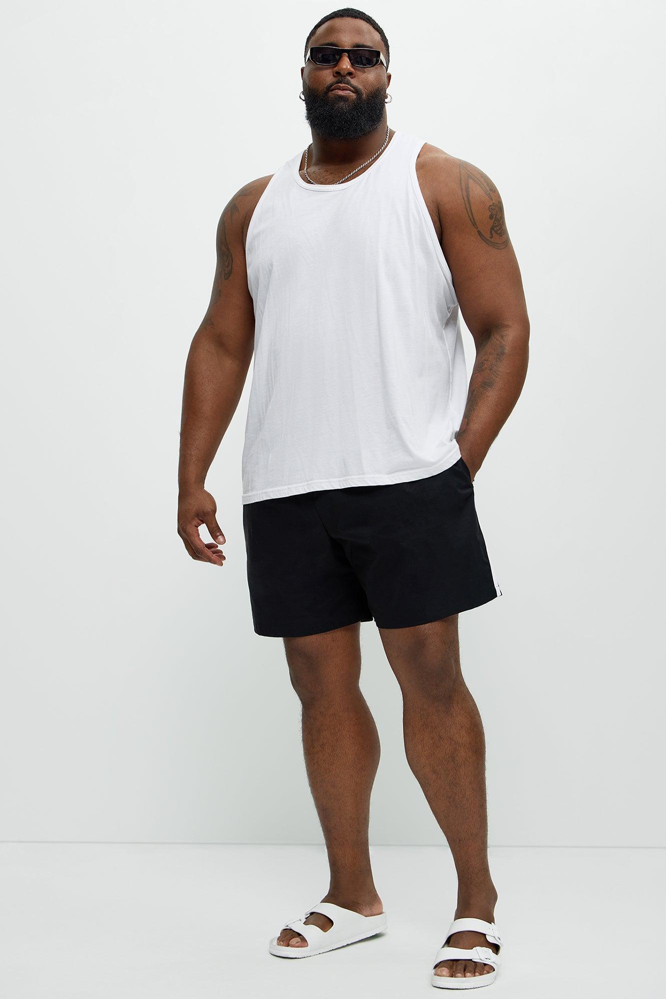 Side Taping Swim Classic Trunk - Black Product Image